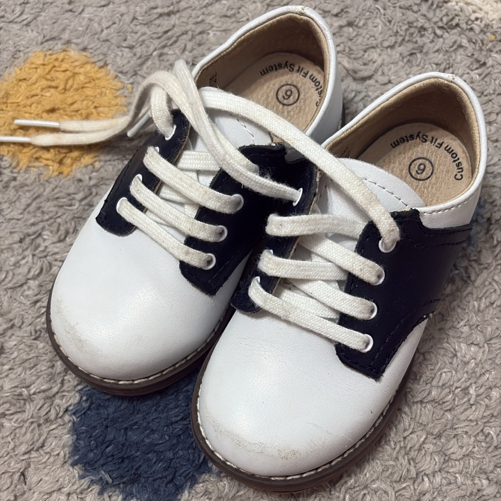 Classic Navy and White Footmates